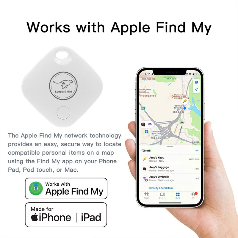 Leopard Mini Tag | Smart Finder for Keys, Bags & More - Leopard ...